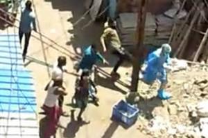VIDEO: COVID-19 Healthcare Workers Attacked, Chased Away By Angry Mob 