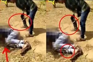 Watch Video: Dalit boy tied with rope and beaten up for entering temple