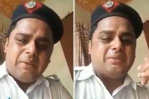 Traffic Police Caught On Camera Crying : Video Goes Viral!