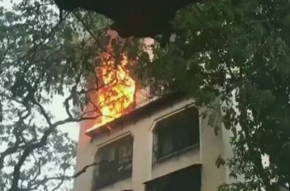 Fire at 10-storey residential building in Ghatkopar, Mumbai 