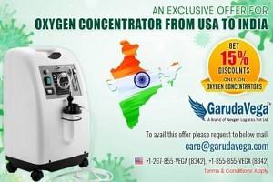 Garudavega Ships Oxygen Concentrators to India