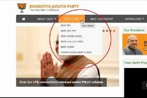 Beef takes over BJP website; hackers put on show as Modi 2.0 starts