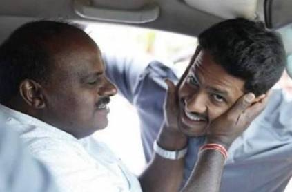 HD Kumaraswamy in trouble for endorsing son outside polling booth