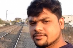 Youth tries to take selfie video before train, gets injured