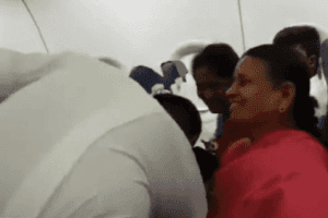 IndiGo Pilot Flies Mother & Grandmother On First Flight, Touches Feet To Seek Blessings