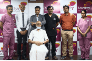 First of its kind: Kauvery Hospital successfully performs double heart valve replacement and pacemaker without surgery (Transcatheter) on a 82 year old man!