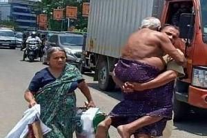 Kerala Man Carries Old, Sick Father After Police Stops Vehicle Amid Lockdown