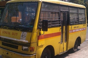 Kindergarten girl steps off school bus, driver runs her over in Ghaziabad