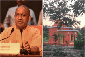 Man Built Temple for Yogi Adityanath in Ayodhya - pic surface
