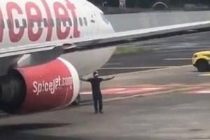 Watch Video: Man Climbs Wall, Walks Up To Plane When About To Take Off