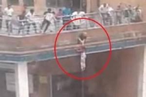College Girl Attempts Suicide From Third Floor: Shocking Video Viral
