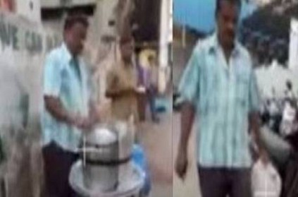Man uses toilet water to cook food: Video Viral