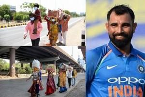 Migrant Worker Fainted on the Highway; Mohammed Shami provided Aid