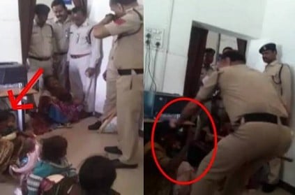 MP police caught on camera beating women with kids in station WATCH