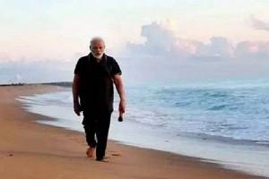 PM Modi Ends Suspense Over 'Stick Like' Object He Took To Mahabalipuram Beach 