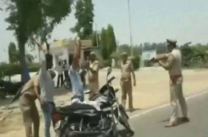 Police In Uttar Pradesh Point Gun At People During Regular Vehicle Che