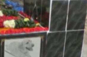 Police officer holds funeral for dog’s death