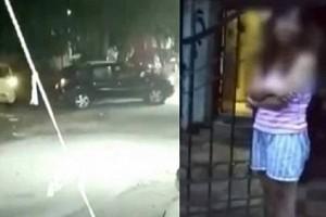 VIRAL VIDEO: Woman Rams SUV Into Parked Cars; Threatens to Undress Herself When Confronted!