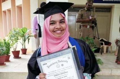 Rabeeha Abdurehim Rejects Gold Medal from Pondicherry University