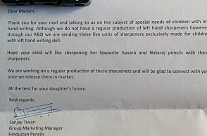 Sharpeners for left-handed children?