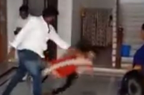 Shocking: Man ruthlessly thrashes first wife who gave birth to female child