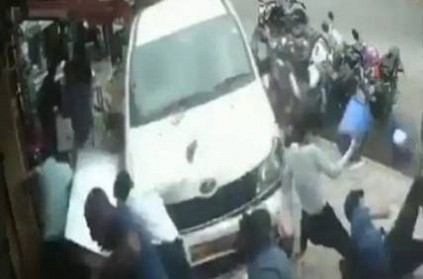 Speeding Car Rams Pedestrians On Busy Bengaluru Street: Watch