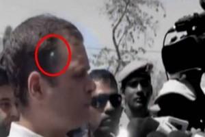 Laser, possibly from sniper gun, pointed at Rahul Gandhi