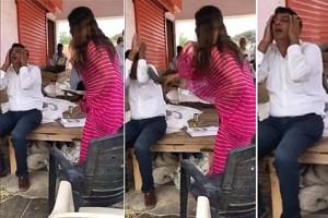 Viral VIDEO: TikTok Star-turned BJP leader Beating up Man with Slippers! - WATCH