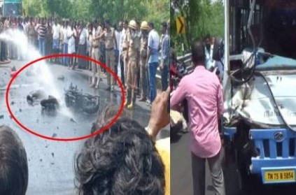 Two killed in Tamil Nadu after bike fuel tank explodes in collision wi