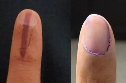 Voters allege that ink is easily washed off