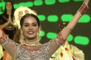 Watch Video: Miss World Manushi Chhillar dances for a Bollywood song