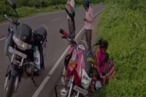 Woman gives birth on state highway as ‘ambulance never arrived’