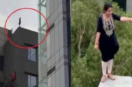 Woman threatens to jump off building after being fired from work