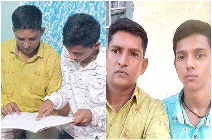 After 28 years, father clears Class X exam with the help of son