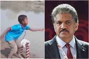 Anand Mahindra praises young boy's incredible fishing technique - viral video!
