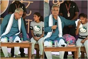Heart-warming: Chhattisgarh CM Bhupesh Baghel gives 3 lakh rupees for a student for education!
