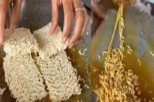 The latest bizarre viral experiment 'Mango Maggi' horrifies Internet!