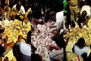 Police found bundles of money at a beggar's house - details!