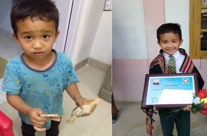 Boy takes chicken to hospital trying to save it