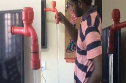 Flying or hovering water tap video has gone viral on FB