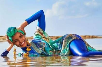 Halima Aden Becomes First Model to Wear Hijab-Burkini in Swimsuit Issu