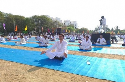 MAHER is one of the 100 Institutions to organize Yoga by AYUSH