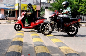 Speed-breakers killed nine people daily in India in 2014-15