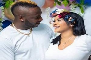 Viral Video: Andre Russell, Wife Expecting First Child; Reveals Gender After Smashing The Ball! 