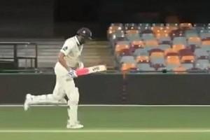 Ball Goes for Boundary but a Batsman Keeps on Running; Funny Video!