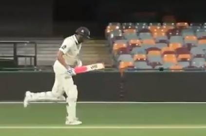 Batsman Keeps on Running Ever After the Ball Goes for Boundary