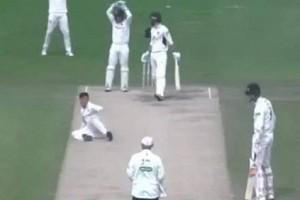 Watch Video: Bowler Loses Control On Field, Falls Flat On Ground