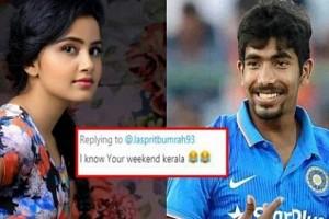 Bumrah says thoughts are secret, followers tag this young actress! Check why!
