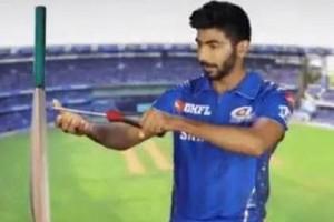 VIDEO: Jasprit Bumrah Screwing Cricket Bat in Air