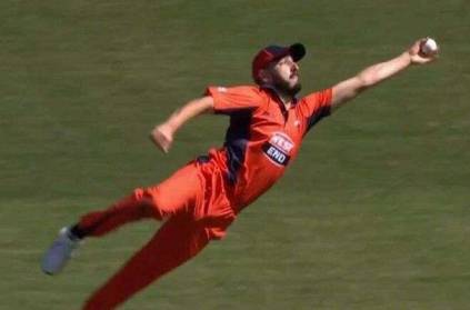 Cameron Valente takes stunning catch to dismiss Peter Handscomb